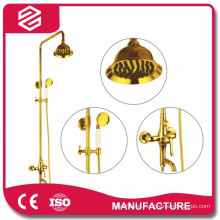 luxury copper bath wall mounted exposed shower set